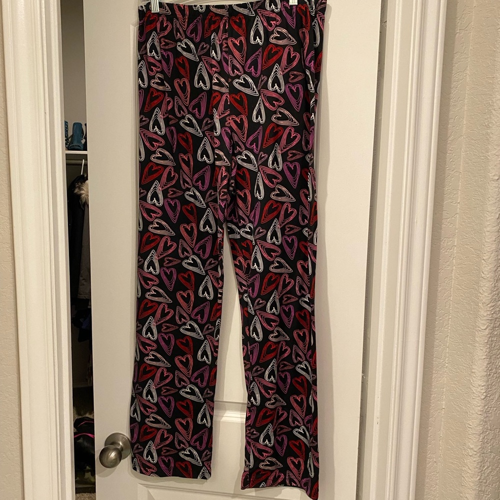 NWOT Heart Patterned Pajama Pants